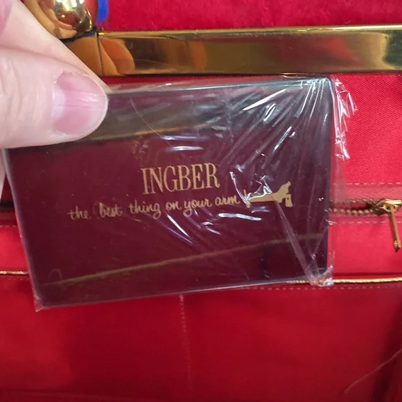 Elegant Red Women's Bag by Ingber - Picture 5 of 7
